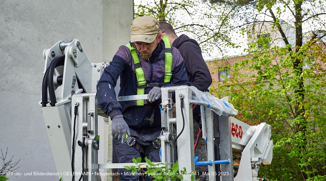 05.05.2023 - Graffiti am Karl-Marx-Ring 75 in Neuperlach